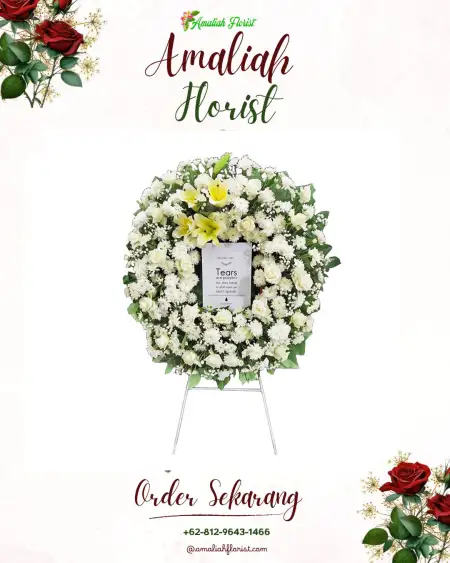 Krans Bunga Duka Paslaten Dua