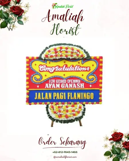 Sewa Papan Bunga Paslaten Dua